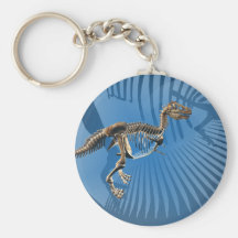 Esqueleto del dinosaurio del rex del T. Llaveros Personalizados