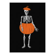 Esqueleto listo de Halloween Invitación Personalizada