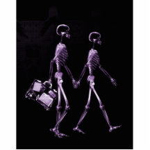 Esqueletos de Vision de la radiografía de los pare Escultura Fotográfica