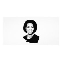 Esquema de Michelle Obama Tarjeta Fotográfica