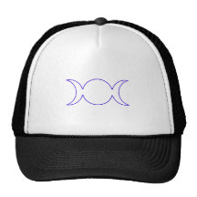 Esquema triple azul de la diosa gorro