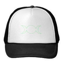 Esquema triple de la diosa de la verde lima gorras
