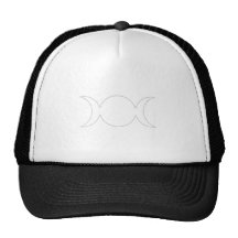 Esquema triple de plata de la diosa gorro de camionero