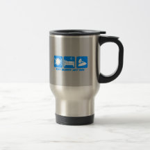 Esquí divertido del jet tazas de café