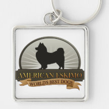 Esquimal americano llaveros personalizados