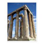 esquina de la columna del zeus tarjeta postal