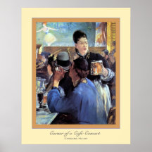 Esquina de un ~ Eduardo Manet del Café-Concierto Impresiones