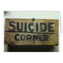 Esquina del suicidio tarjetón