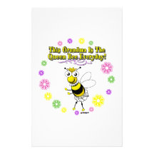 Esta abuela es el anillo diario de la abeja de la   papeleria