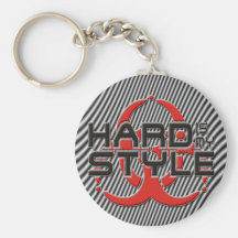 está difícilmente mi estilo - rayas del hardstyle llaveros personalizados