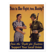 ¡Ésta es nuestra lucha, también! Postal