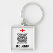 Esta Inglaterra Llaveros Personalizados