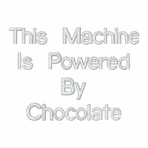 Esta máquina es accionada por el chocolate (la teb sudadera con capucha