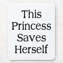 Esta princesa Saves Alfombrilla De Raton