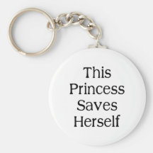 Esta princesa Saves Llavero Personalizado