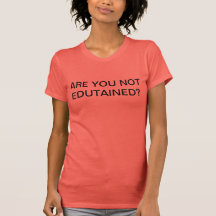 Está usted no camiseta de Edutained