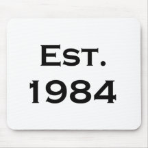 establecido 1984 tapetes de ratones