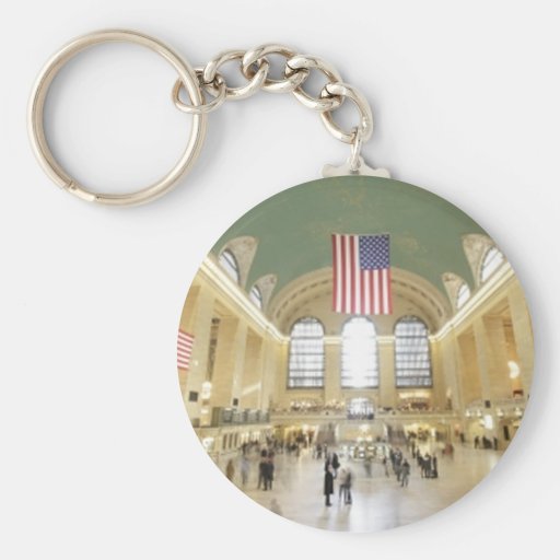 Estación central magnífica llaveros personalizados
