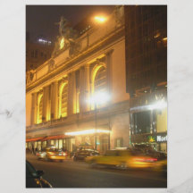 Estación central magnífica, NYC Flyer Personalizado