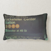 Estación de centro de NYC Rockefeller Cojines