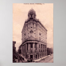 Estación de Pittsburgh Pennsylvania Wabash Posters