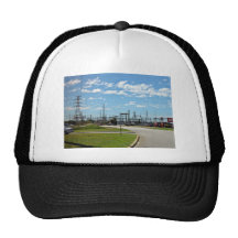 Estación de relevo de la electricidad gorra