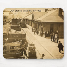 Estación Granville, NY de D&H Mousepad 1909 Tapete De Ratón