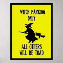 Estacionamiento de la bruja poster