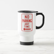 Estacionamiento prohibido (dejado) taza