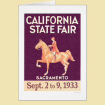 Estado 1933 de California justo tarjetas