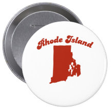 Estado del rojo de RHODE ISLAND Pins