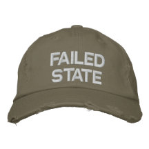 Estado fallido gorra de beisbol