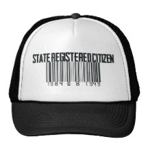 Estado registrado gorras de camionero