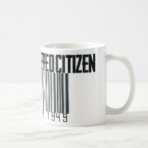 Estado registrado taza de café