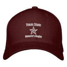 estado rugby2 de Tejas Gorros Bordados