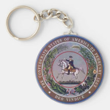 Estados confederados del sello de América Llavero