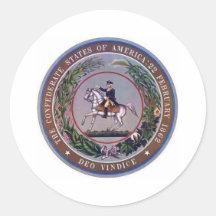 Estados confederados del sello de América Pegatinas
