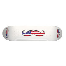 Estados Unidos señalan el bigote por medio de una  Tabla De Patinar