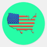 Estados Unidos señalan por medio de una bandera Etiqueta