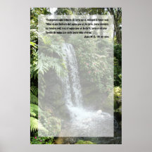 Estafa Cascada del 4:13 de Juan Poster