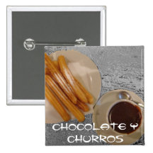 Estafa Churros de Caliente del chocolate Pins
