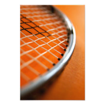 Estafa de bádminton impresion fotografica