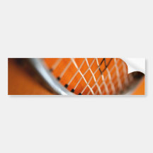 Estafa de bádminton pegatina de parachoque