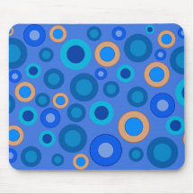 Estallido-Arte azul Mousepad Alfombrilla De Ratones