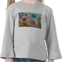 Estallido de la turquesa camiseta