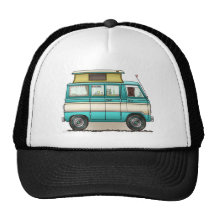 Estallido Van superior Camper Gorros Bordados