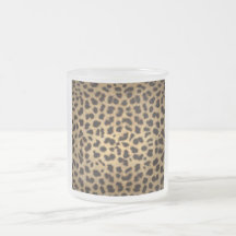 Estampado de animales de Jaguar Tazas De Café