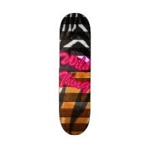 Estampado de animales salvaje de la cosa patines personalizados