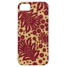 Estampado de flores del papel pintado de Paisley d iPhone 5 Case-Mate Funda