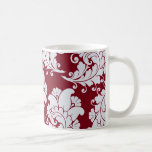 Estampado de flores del papel pintado de Paisley d Tazas De Café